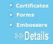 Certificates-Forms-Embossers